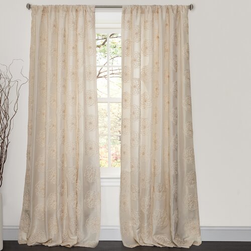 Lush Decor Samantha Rod Pocket Curtain Single Panel