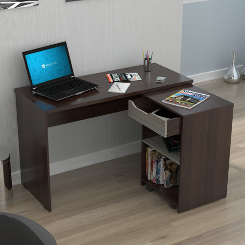 Inval Swing Out Storage Desk & Reviews Wayfair