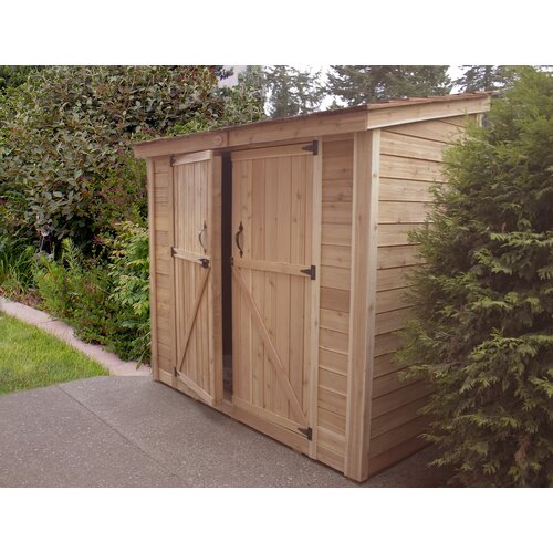 Outdoor Living Today SpaceSaver 9 Ft. W x 5 Ft. D Wood Lean-To Shed 