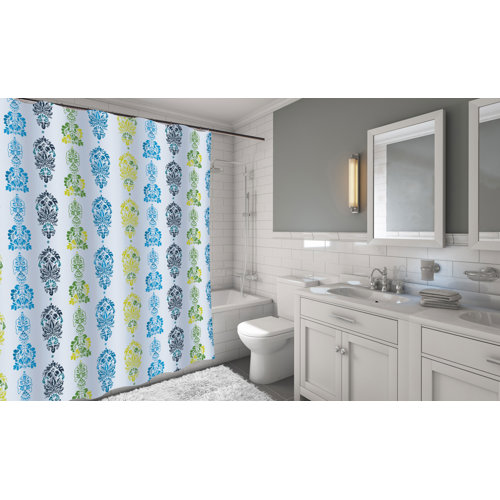 Carnation Home Fashions Olivia Carnation Home Fashions Shower Curtains Carnation Home Fashions Olivia