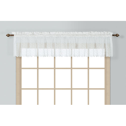 United Curtain Co. Charlotte Ascot 54" Curtain Valance & Reviews Wayfair