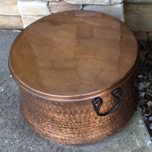 Deeco Steel Copper Plated Hose Holder/Storage Pot & Reviews Wayfair