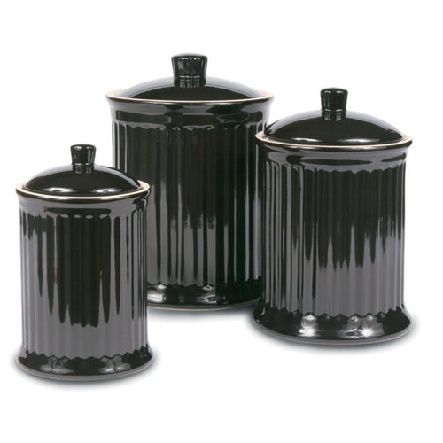black kitchen canister omniware simsbury 3 canister set reviews wayfair black kitchen canister omniware simsbury 3 canister set reviews wayfair