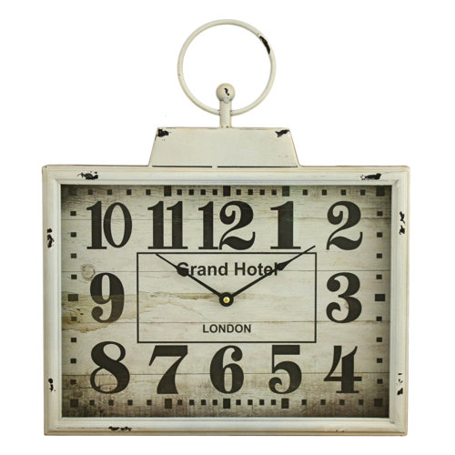 Aspire Darcy Rectangular Wall Clock & Reviews Wayfair