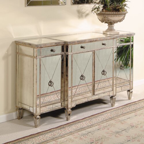 Bassett Mirror Borghese Mirrored Buffet/Server & Reviews | Wayfair