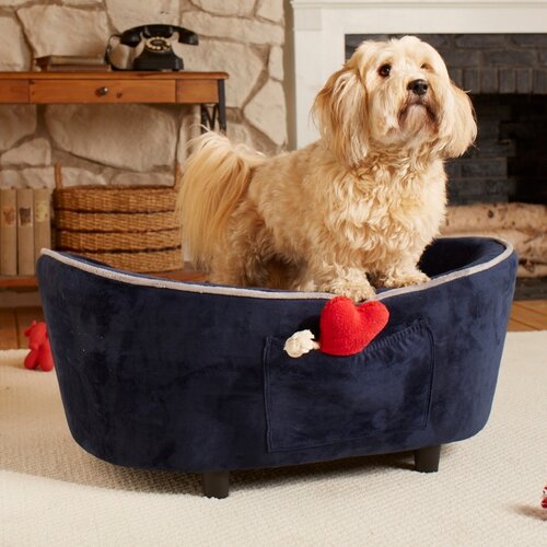 ultra plush snuggle dog sofa