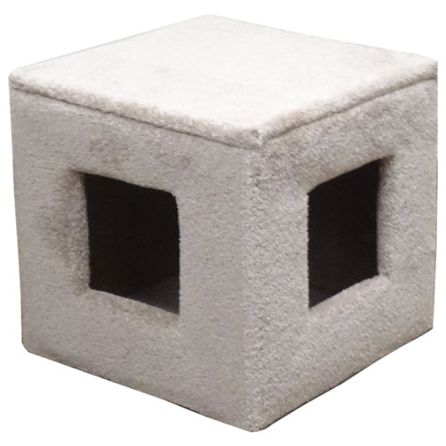 New Cat Condos 20" Pet Hiding Cube Cat Condo & Reviews Wayfair