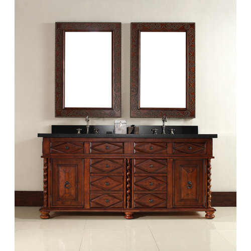 James Martin Furniture Continental 72" Double Vanity Base