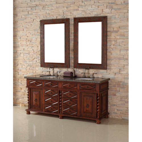 James Martin Furniture Continental 72" Double Vanity Base