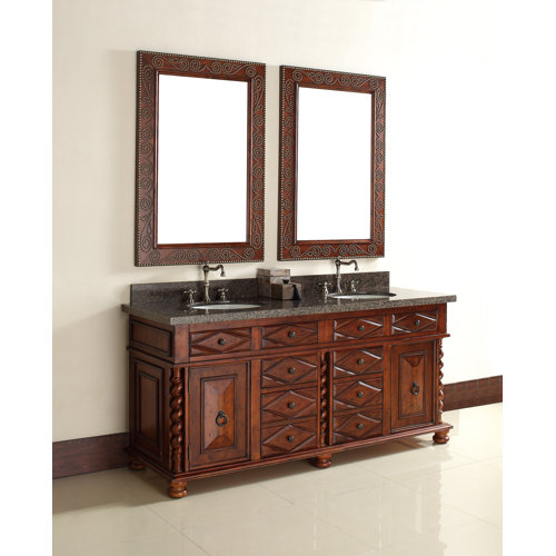 James Martin Furniture Continental 72" Double Vanity Base