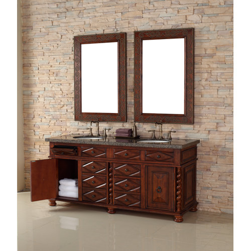 James Martin Furniture Continental 72" Double Vanity Base