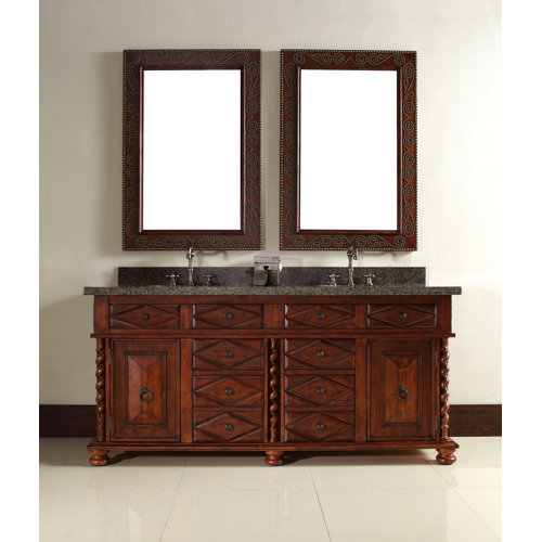 James Martin Furniture Continental 72" Double Vanity Base