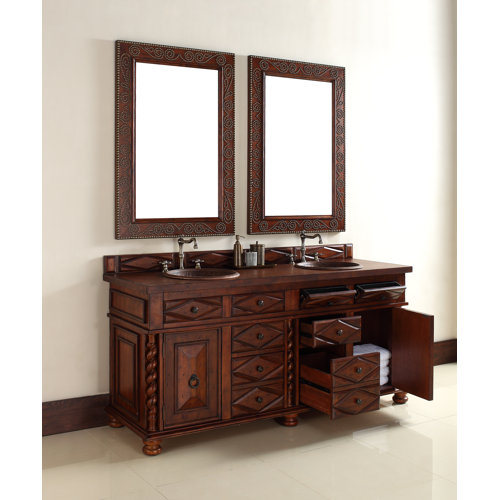 James Martin Furniture Continental 72" Double Vanity Base