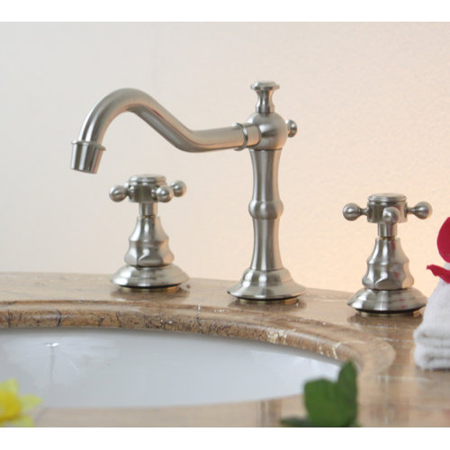 Legion Furniture Widespread Faucet with Double Cross Handles & Reviews