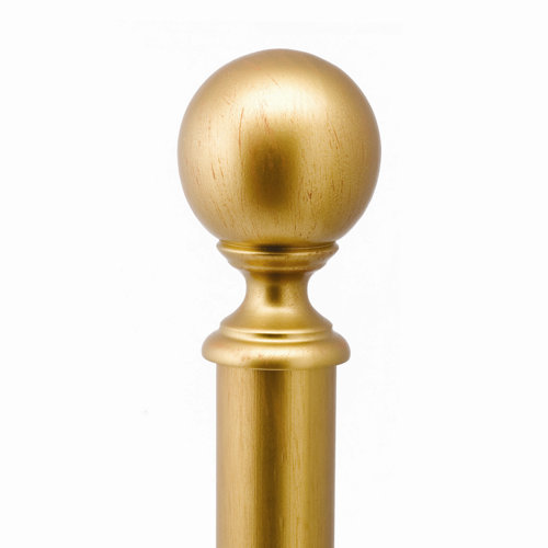 Gould Ny Drapery Hardware Fashion Avenue Ball Curtain Finial On