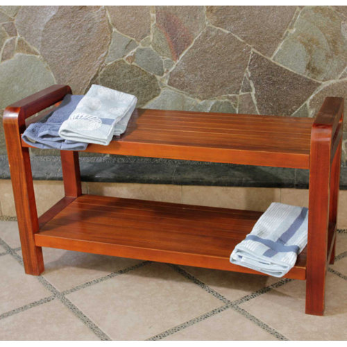 Decoteak LiftAide Teak Bathroom Spa Bench & Reviews | Wayfair