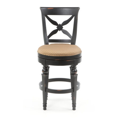 Hillsdale Northern Heights 26" Swivel Bar Stool with Cushion & Reviews