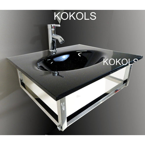 Kokols Bathroom Vessel Sink and Faucet & Reviews Wayfair