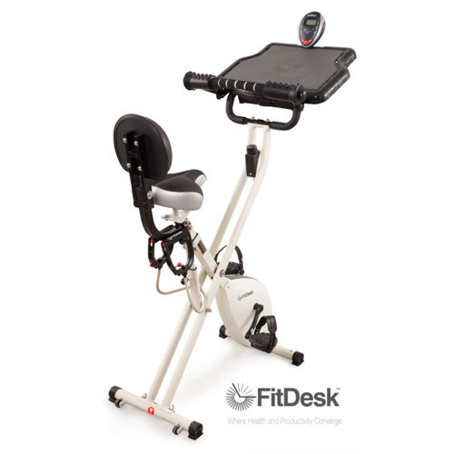 FitDesk X2.0 Semi Recumbent Bike with Desk