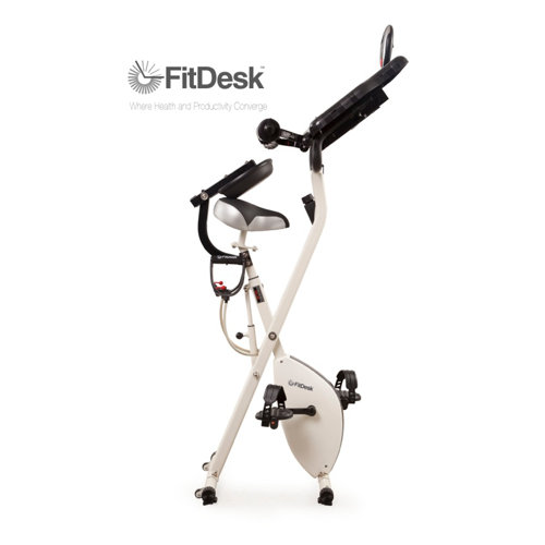 FitDesk X2.0 Semi Recumbent Bike with Desk