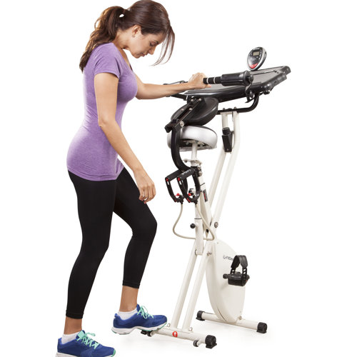 FitDesk X2.0 Semi Recumbent Bike with Desk