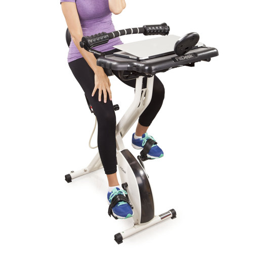 FitDesk X2.0 Semi Recumbent Bike with Desk