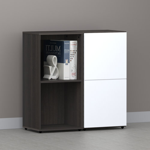 Nexera Allure 36" Storage Cabinet in Ebony
