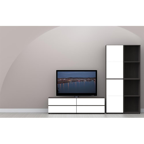 Nexera Allure 36" Storage Cabinet in Ebony