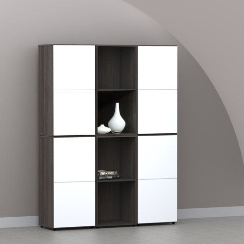 Nexera Allure 36" Storage Cabinet in Ebony