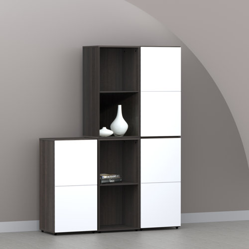 Nexera Allure 36" Storage Cabinet in Ebony