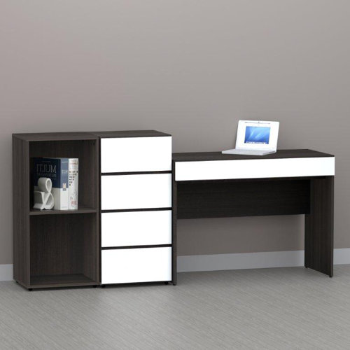 Nexera Allure 36" Storage Cabinet in Ebony