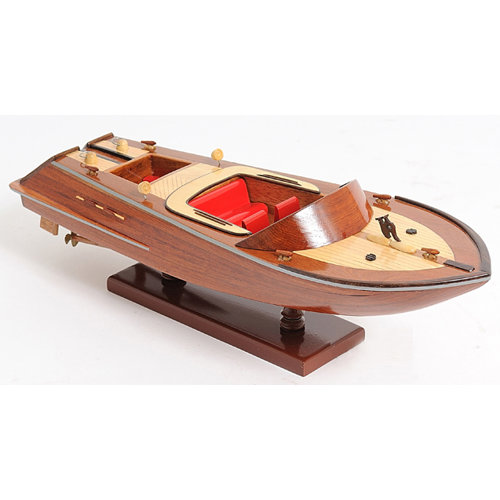 Old Modern Handicrafts Small Runabout Model Boat