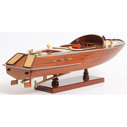 Old Modern Handicrafts Small Runabout Model Boat