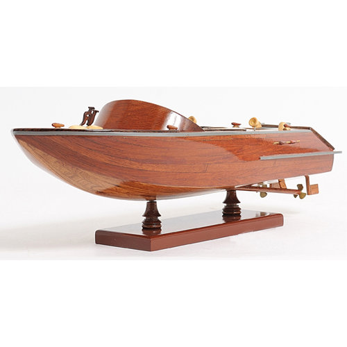 Old Modern Handicrafts Small Runabout Model Boat
