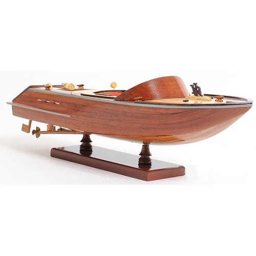 Old Modern Handicrafts Small Runabout Model Boat