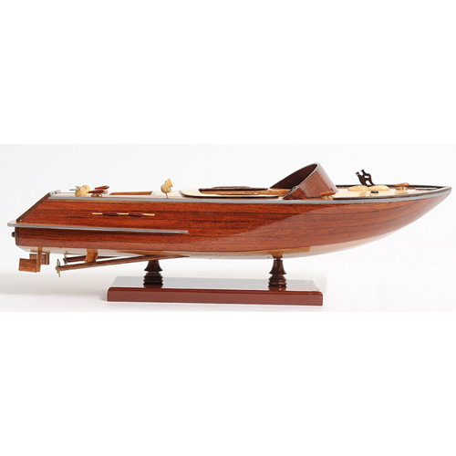 Old Modern Handicrafts Small Runabout Model Boat