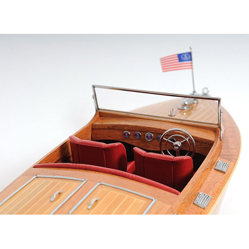 Old Modern Handicrafts Chris Craft Runabout Model Boat