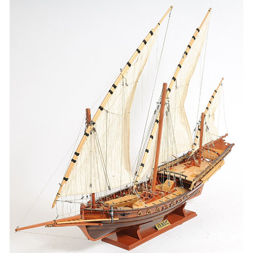 Old Modern Handicrafts Xebec Sailing Model Ship