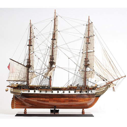Old Modern Handicrafts USS Constellation Model Boat