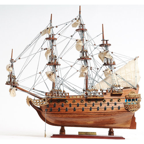 Old Modern Handicrafts Small San Felipe Model Ship
