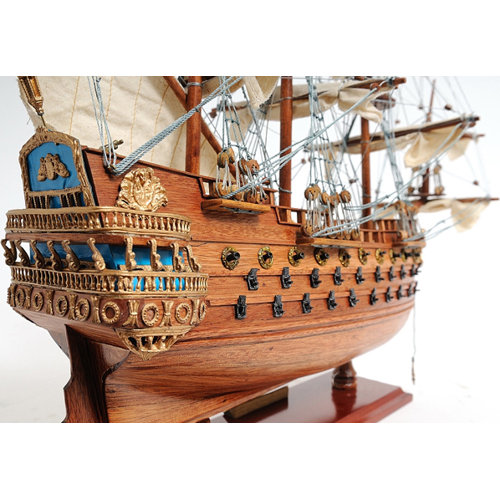 Old Modern Handicrafts Small San Felipe Model Ship