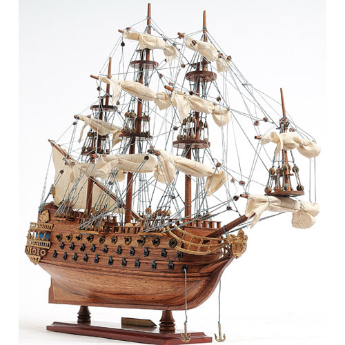 Old Modern Handicrafts Small San Felipe Model Ship