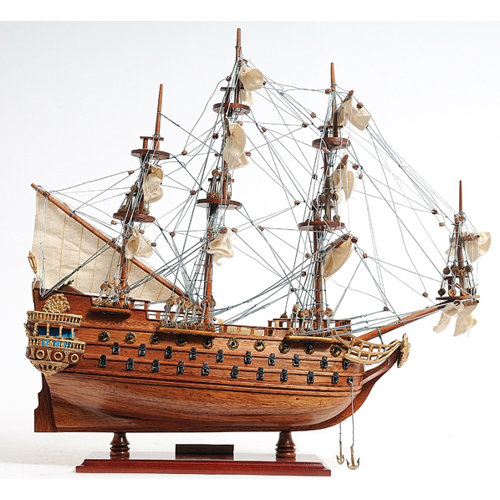 Old Modern Handicrafts Small San Felipe Model Ship