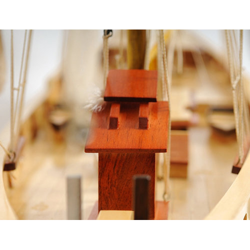 Old Modern Handicrafts Medium Bluenose Ii Painted Model Boat