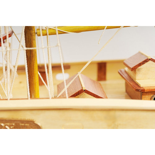 Old Modern Handicrafts Medium Bluenose Ii Painted Model Boat