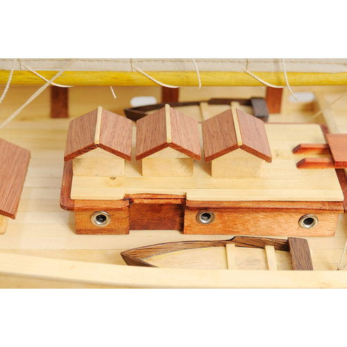 Old Modern Handicrafts Medium Bluenose Ii Painted Model Boat