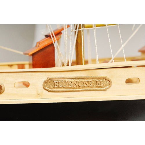 Old Modern Handicrafts Medium Bluenose Ii Painted Model Boat