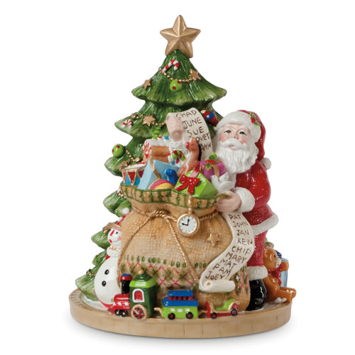 fitz and floyd holiday musical gifts from santa figurine fitz and floyd holiday musical gifts from santa figurine