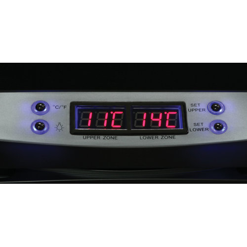 Koolatron 24 Bottle Dual Zone Thermoelectric Wine Refrigerator