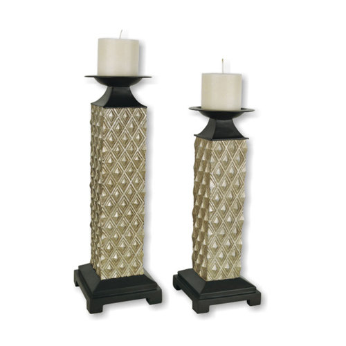 J. Hunt Home Resin Candlestick I & Reviews Wayfair